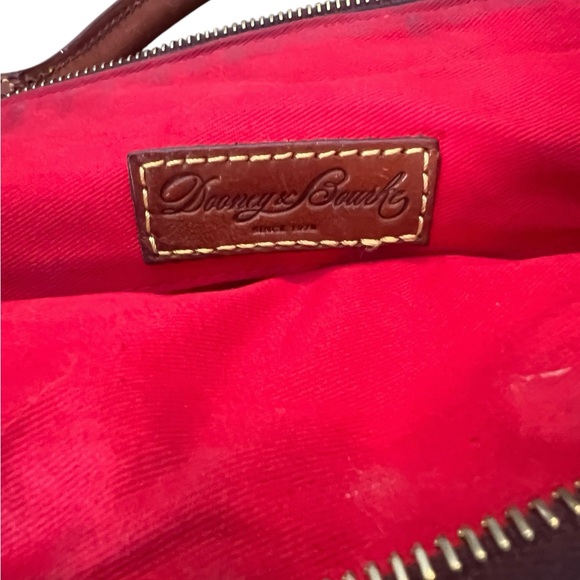 Dooney & Bourke Rich Brown Leather Satchel - Picture 9 of 11